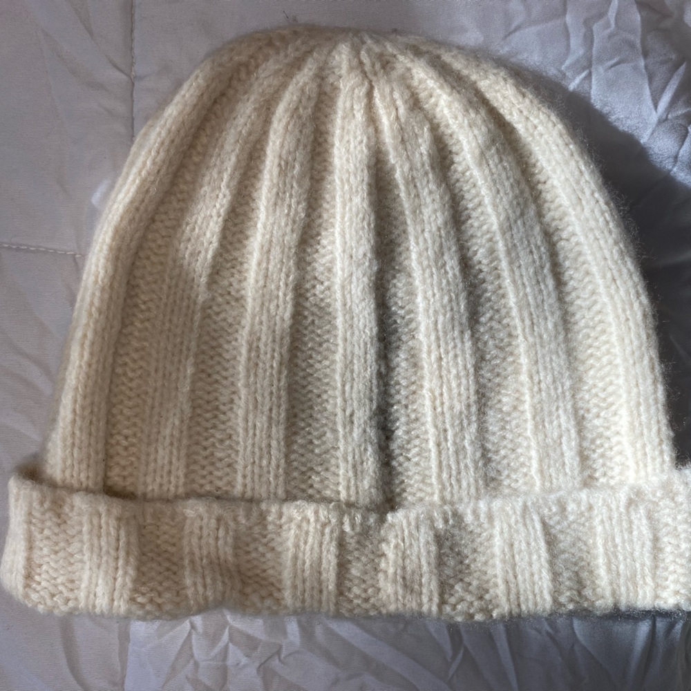 James Perse Mist Cashmere Beanie